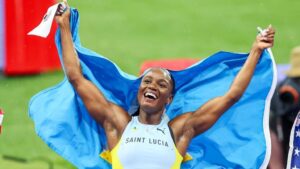 How Alfred went from breaking point to Olympic 100m gold